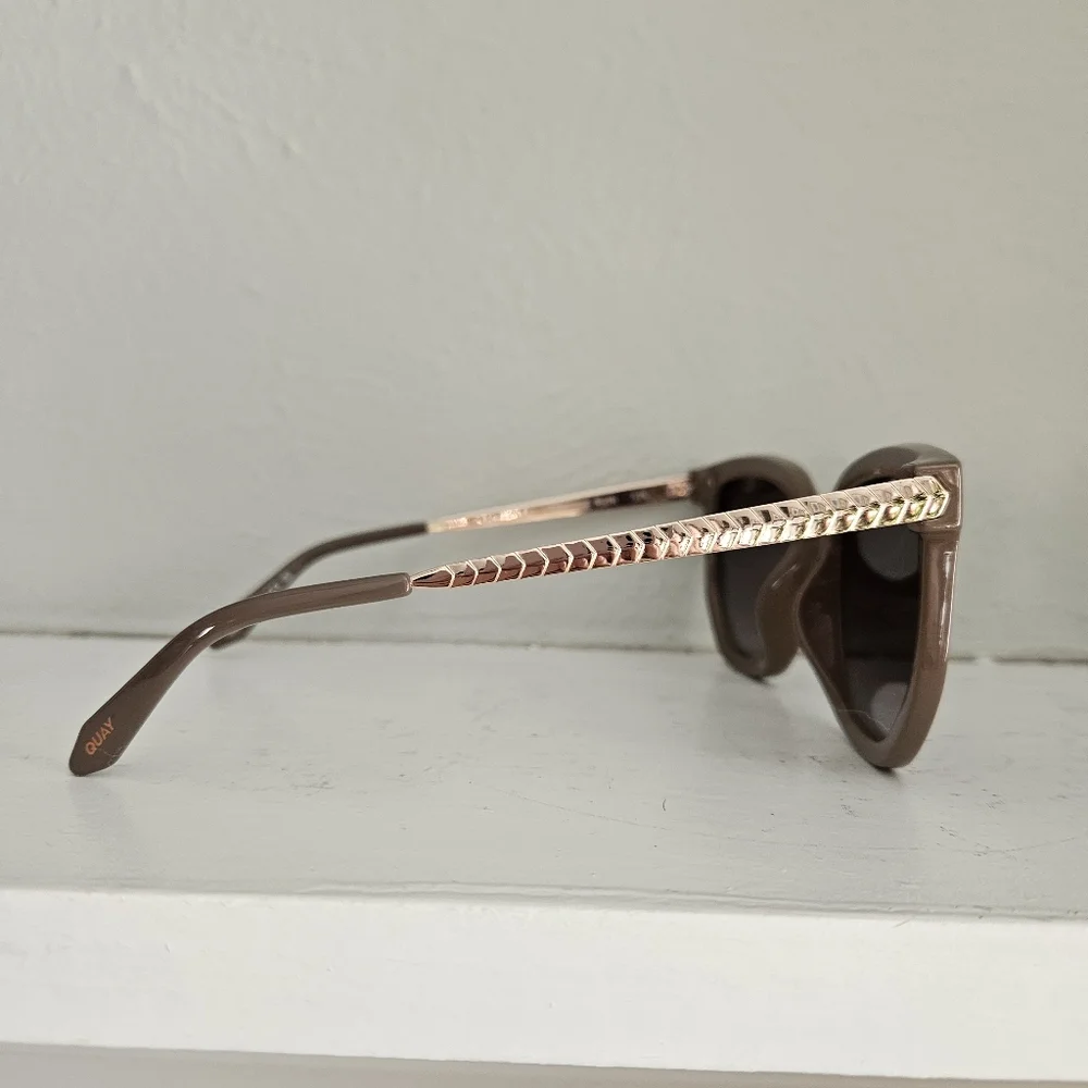 NWOT Quay Coffee Run Sunglasses - Picture 6 of 8